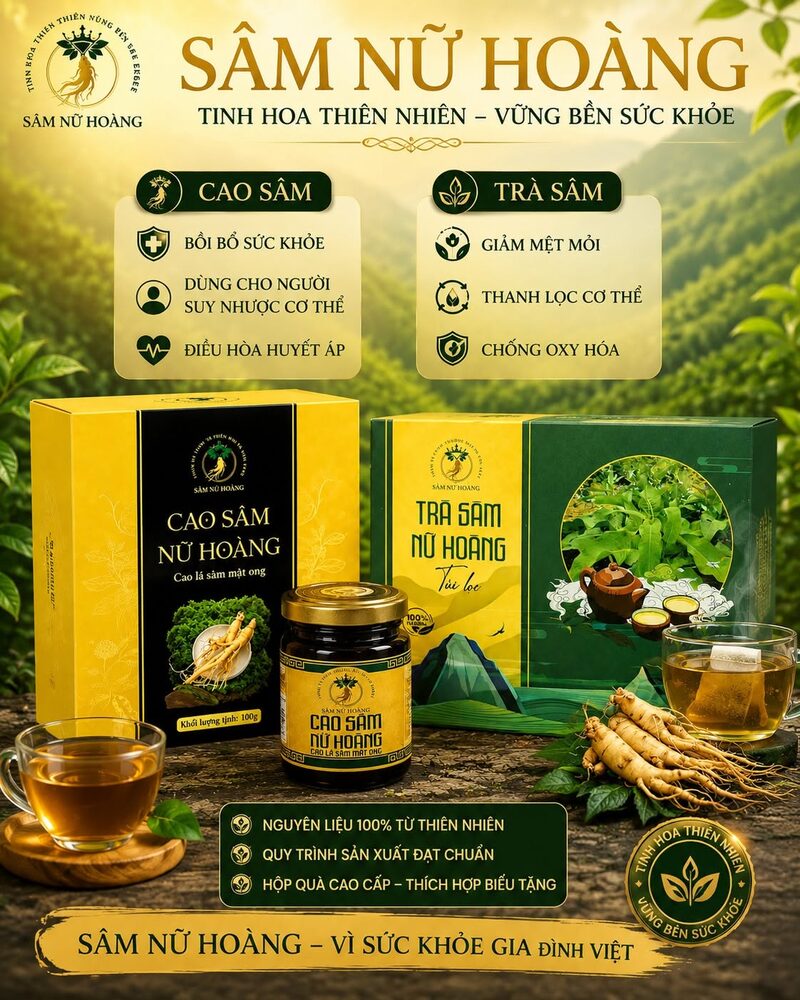 Củ Sâm Nam núi Dành ngâm mật ong