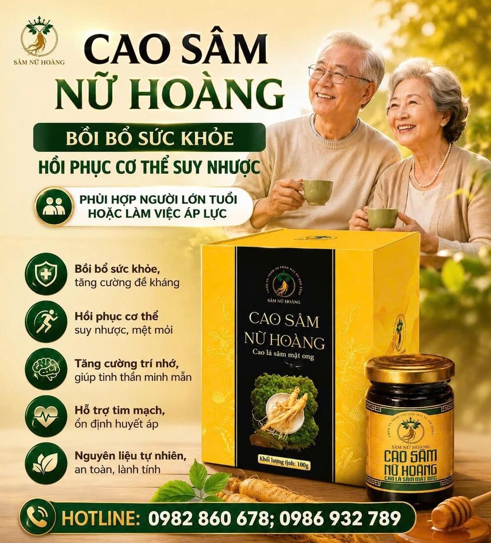 Sản phẩm Cao Sâm Nữ Hoàng